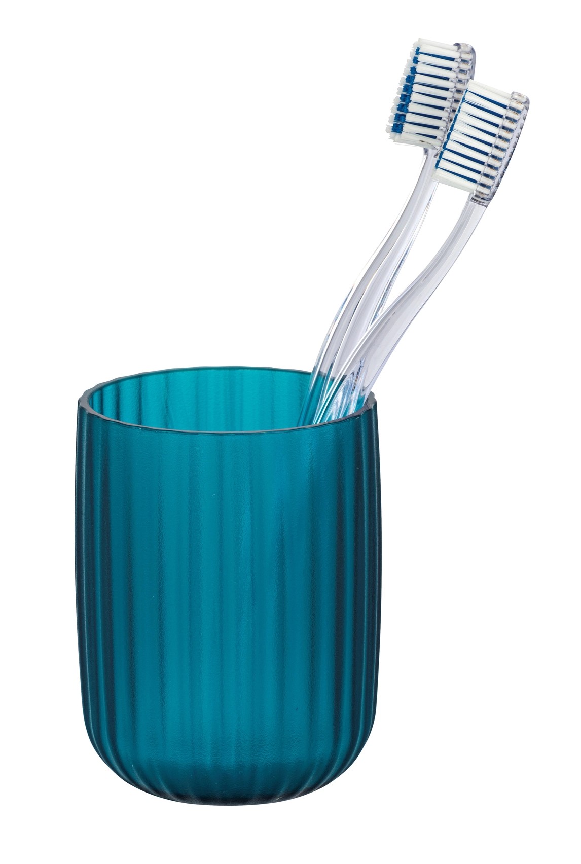 Wenko Kelímek na zubní kartáčky Agropoli plastový, petrolej, 7,5 x 10 x 7,5 cm Wenko Kelímek na zubní kartáčky Agropoli plastový, petrolej, 7,5 x 10 x 7,5 cm