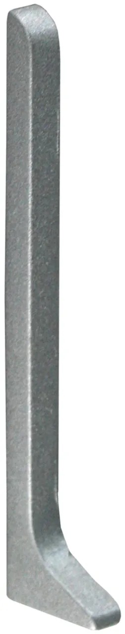 Fuchs Design Hliníkový sokl - koncovka, stříbrná matná, levá, 6 cm Fuchs Design Hliníkový sokl - koncovka, stříbrná matná, levá, 6 cm