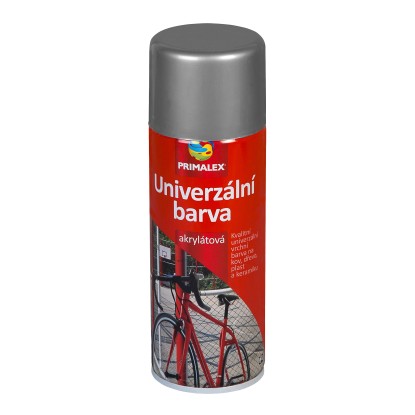 Primalex Univerzální barva ve spreji RAL 9006 bílý hliník 400 ml Primalex Univerzální barva ve spreji RAL 9006 bílý hliník 400 ml