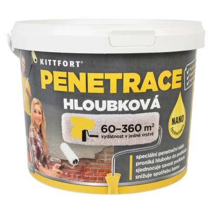 KITTFORT Penetrace hloubková Nano 3 kg KITTFORT Penetrace hloubková Nano 3 kg
