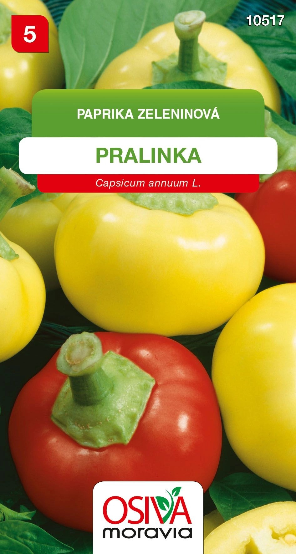 Semínka Paprika zeleninová Pralinka (Capsicum annuum L.) Semínka Paprika zeleninová Pralinka (Capsicum annuum L.)