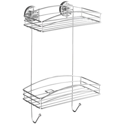 Wenko Vacuum-Loc Nástěnný regál 2 patra chrom Wenko Vacuum-Loc Nástěnný regál 2 patra chrom