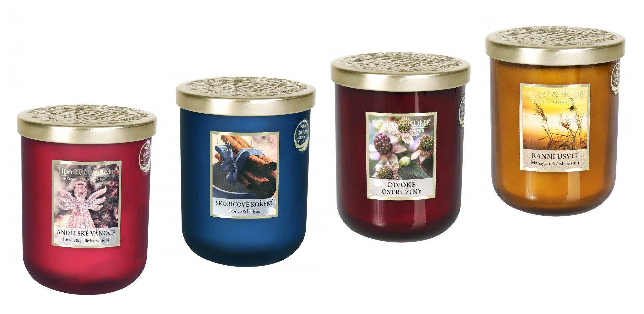 Albi Vonná svíčka Heart & Home, různé druhy, pr. 8,5 x 12 cm Albi Vonná svíčka Heart & Home, různé druhy, pr. 8,5 x 12 cm