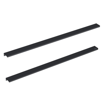 Roca Úchytky pro umyvadlové skříňky Elegant, černá, 40 cm, 2 ks Roca Úchytky pro umyvadlové skříňky Elegant, černá, 40 cm, 2 ks