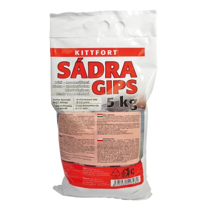 KITTFORT Modelářská sádra bílá GIPS 5 kg KITTFORT Modelářská sádra bílá GIPS 5 kg