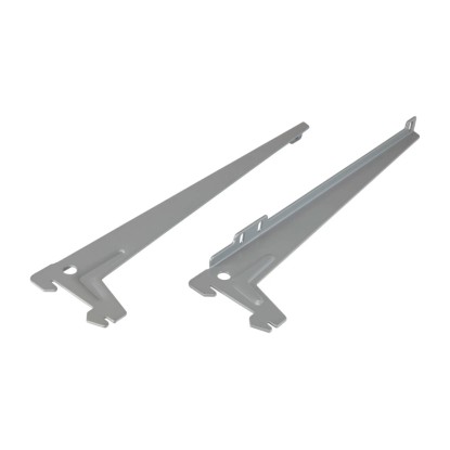 Úhlový nosník s jedním otvorem stříbrný 28 cm, 1 pár Úhlový nosník s jedním otvorem stříbrný 28 cm, 1 pár