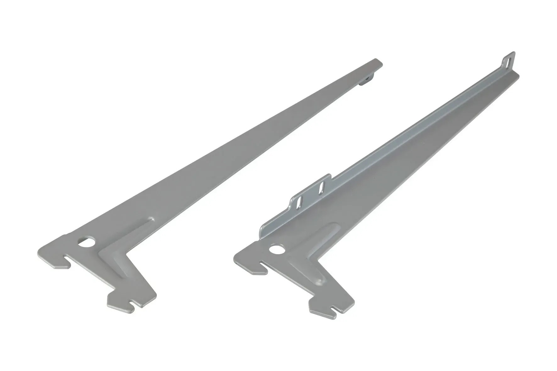 Úhlový nosník s jedním otvorem stříbrný 28 cm, 1 pár Úhlový nosník s jedním otvorem stříbrný 28 cm, 1 pár