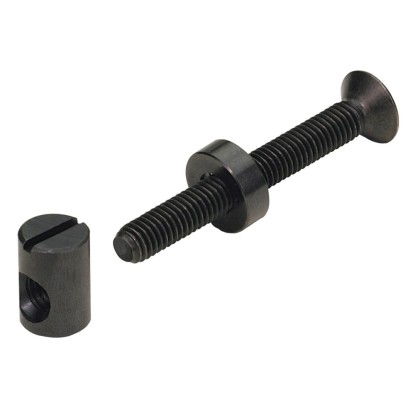Hettich Spojovací kování s příčným válečkem M6 x 80 mm černěná ocel, 8 ks Hettich Spojovací kování s příčným válečkem M6 x 80 mm černěná ocel, 8 ks