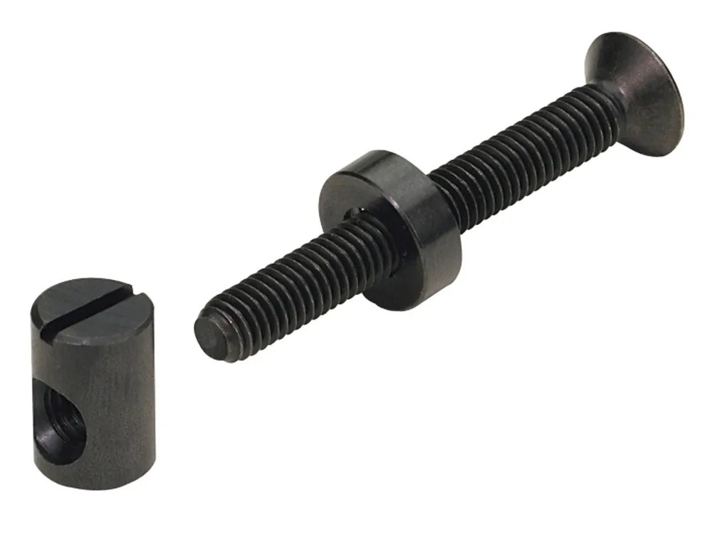 Hettich Spojovací kování s příčným válečkem M6 x 80 mm černěná ocel, 8 ks Hettich Spojovací kování s příčným válečkem M6 x 80 mm černěná ocel, 8 ks