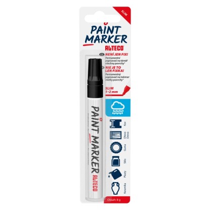 ALTECO Popisovač Paint Marker Slim, černý ALTECO Popisovač Paint Marker Slim, černý