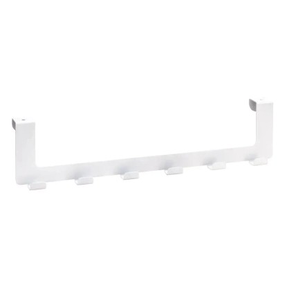 Bemeta Věšák na dveře WHITE se 6 háčky 350 x 87 x 34 mm Bemeta Věšák na dveře WHITE se 6 háčky 350 x 87 x 34 mm