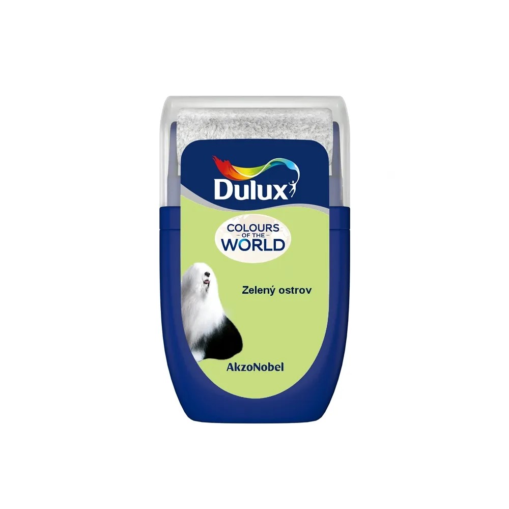 Dulux Tester, interiérová barva Colours Of The World zelený ostrov 30 ml Dulux Tester, interiérová barva Colours Of The World zelený ostrov 30 ml