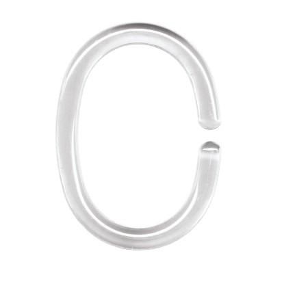 Kleine Wolke Kroužky pro sprchový závěs transparentní, 12 ks Kleine Wolke Kroužky pro sprchový závěs transparentní, 12 ks