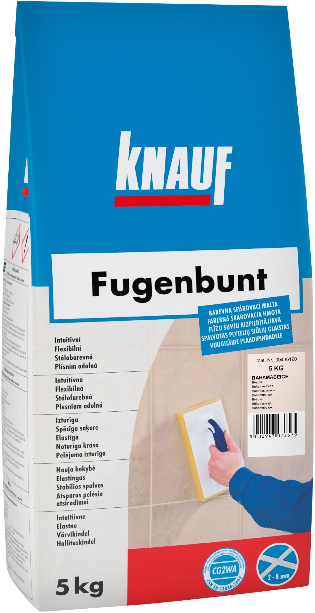 Knauf Spárovací hmota FUGENBUNT BAHAMABEIGE 5 kg koupit v OBI