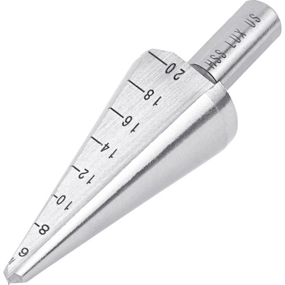 LUX-TOOLS Kuželový vrták do plechu HSS Comfort průměr 6 mm - 20 mm LUX-TOOLS Kuželový vrták do plechu HSS Comfort průměr 6 mm - 20 mm