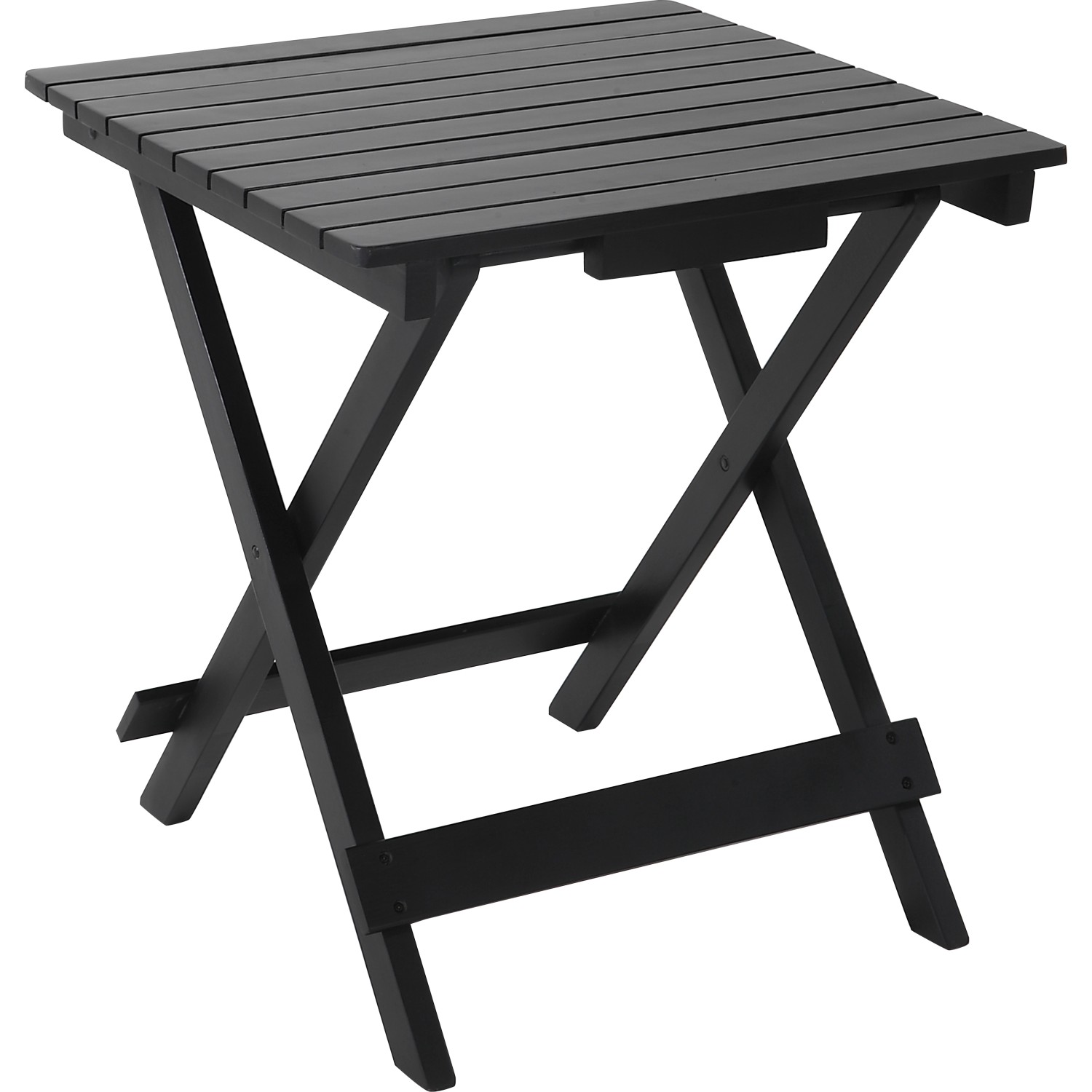 Zahradní stůl Timbore obdélníkový 46 cm x 50 cm černý Zahradní stůl Timbore obdélníkový 46 cm x 50 cm černý