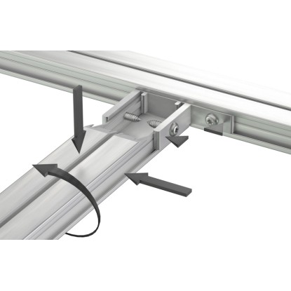 T-spojka Pro pro Ecofix, 45x85mm, pro stabilní spojení spodních konstrukcí teras. T-spojka Pro pro Ecofix, 45x85mm, pro stabilní spojení spodních konstrukcí teras.