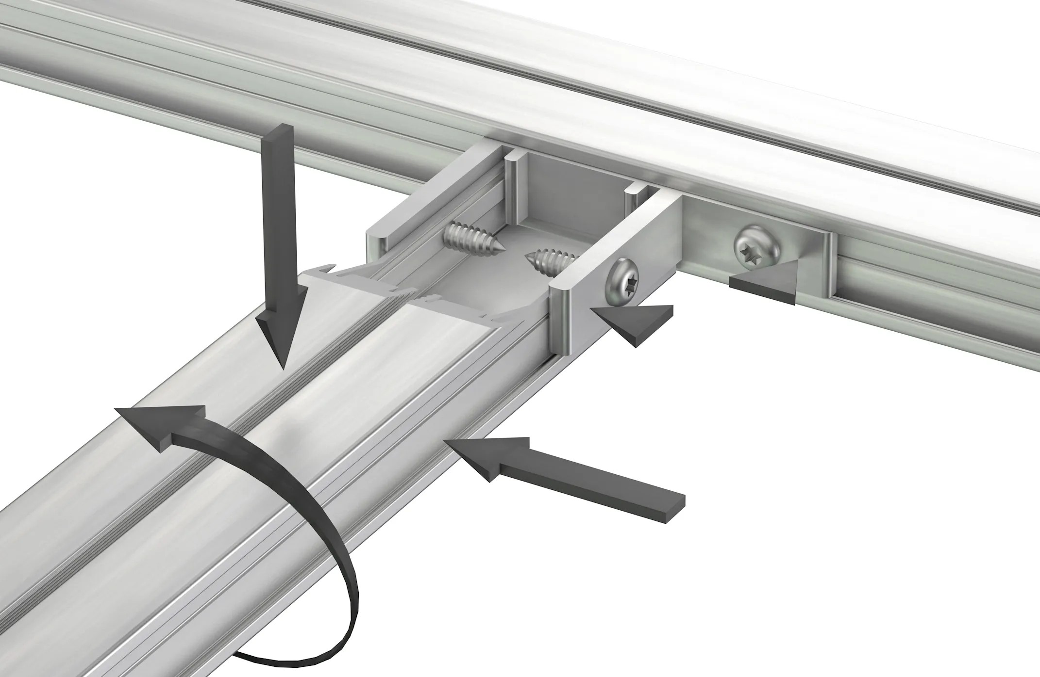 T-spojka Pro pro Ecofix, 45x85mm, pro stabilní spojení spodních konstrukcí teras. T-spojka Pro pro Ecofix, 45x85mm, pro stabilní spojení spodních konstrukcí teras.