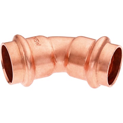 Lisovací oblouk typ II měděný 45°, pr. 22 mm, 1 ks Lisovací oblouk typ II měděný 45°, pr. 22 mm, 1 ks