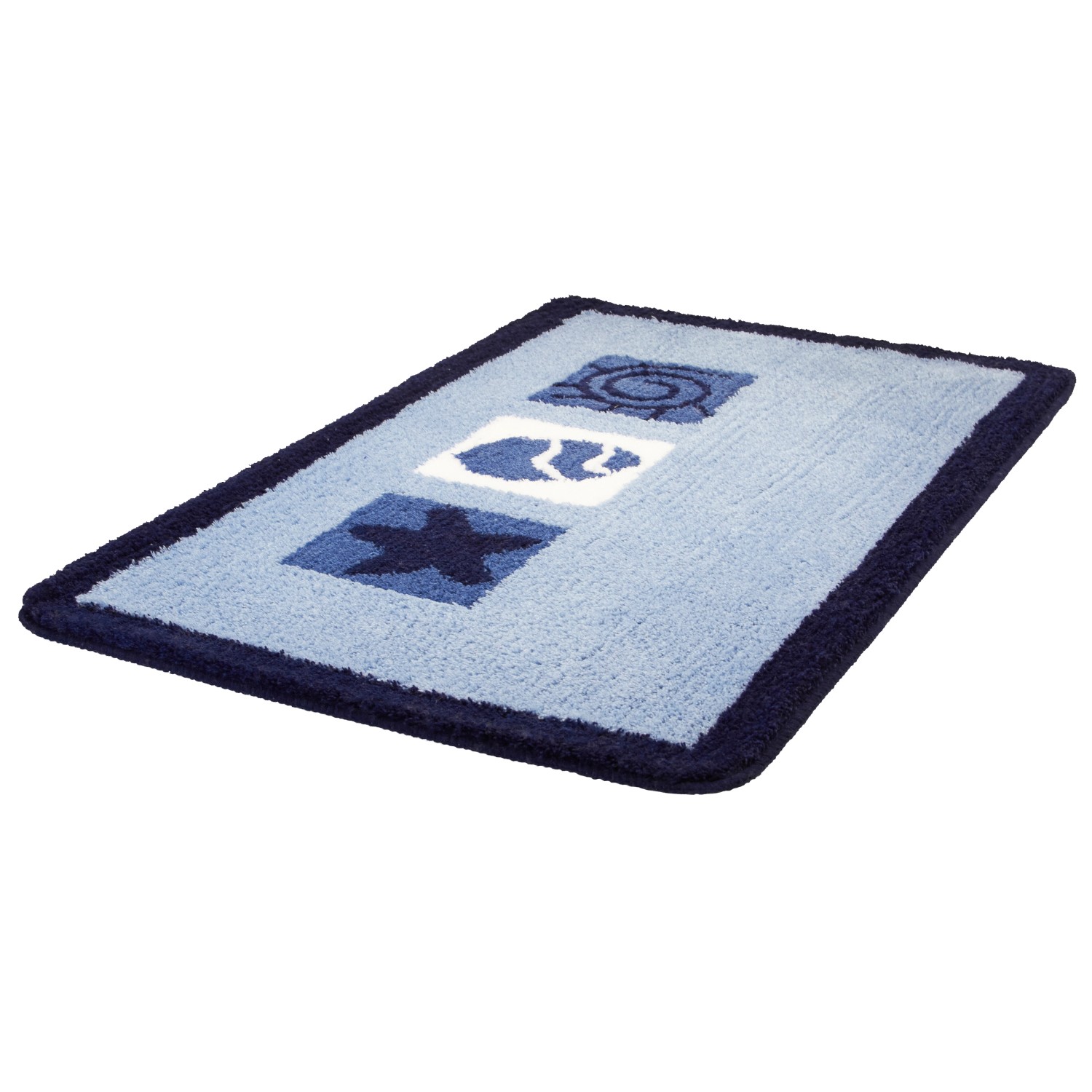 Kleine Wolke Koupelnová předložka Beach azurová 55 x 65 cm Kleine Wolke Koupelnová předložka Beach azurová 55 x 65 cm