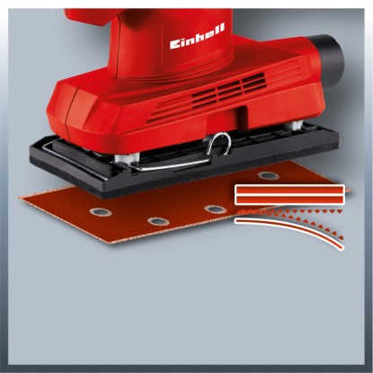 Einhell TC-OS 1520 vibrační bruska s brusným papírem a odsáváním prachu. Einhell TC-OS 1520 vibrační bruska s brusným papírem a odsáváním prachu.