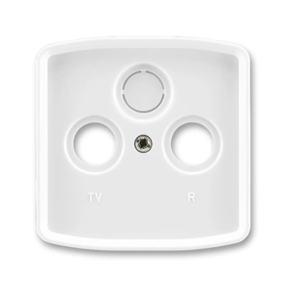 ABB Kryt zásuvky Radio/TV/SAT TANGO 5011A-A00300 B bílý, 35 x 81 x 81 mm ABB Kryt zásuvky Radio/TV/SAT TANGO 5011A-A00300 B bílý, 35 x 81 x 81 mm
