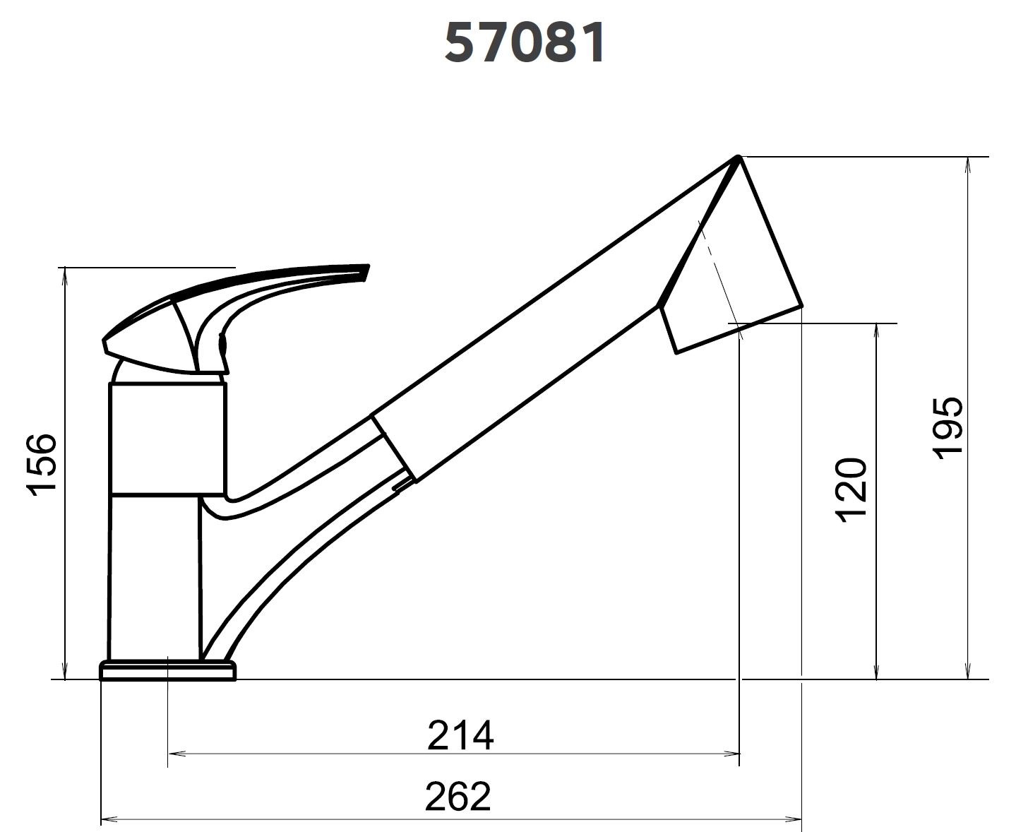 Novaservis Dřezová teleskopická baterie Metalia 57081 0 chrom koupit v OBI