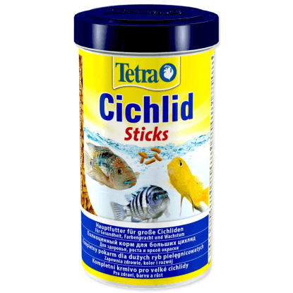 Tetra Plov. tyčinky pro vš. druhy cichlid a vel. akv. ryby Cichlid Sticks 500 ml Tetra Plov. tyčinky pro vš. druhy cichlid a vel. akv. ryby Cichlid Sticks 500 ml