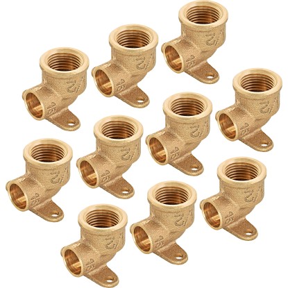 Pájecí koleno nástěnné 4472G červený bronz, 15 mm x 18,6 mm (Rp 1/2), 10 ks Pájecí koleno nástěnné 4472G červený bronz, 15 mm x 18,6 mm (Rp 1/2), 10 ks