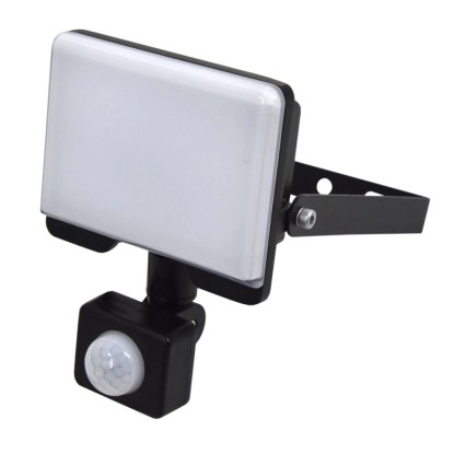 Düwi Bezrámový LED reflektor Aura s pohybovým senzorem 20W, 1800lm, 4000K, IP65 Düwi Bezrámový LED reflektor Aura s pohybovým senzorem 20W, 1800lm, 4000K, IP65