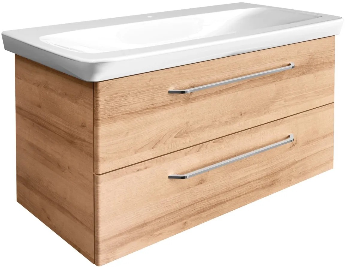 Fackelmann Koupelnová skříňka pod umyvadlo MILANO suk.dub 1000 x 492 x 476 mm Fackelmann Koupelnová skříňka pod umyvadlo MILANO suk.dub 1000 x 492 x 476 mm