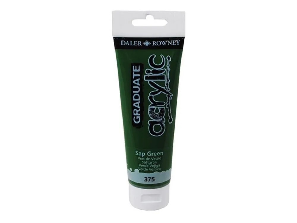 Daler Rowney Akrylová barva GRADUATE zemská zelená, 120 ml Daler Rowney Akrylová barva GRADUATE zemská zelená, 120 ml