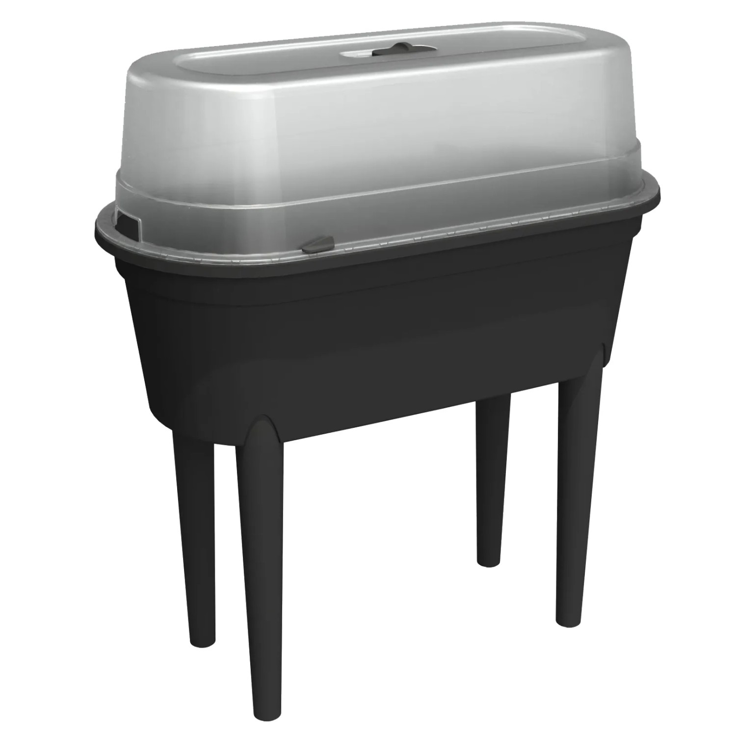 Jelenia Plast Vyvýšený záhon s pařeništěm antracitový 47 l, 84 x 40 x 77 cm Jelenia Plast Vyvýšený záhon s pařeništěm antracitový 47 l, 84 x 40 x 77 cm