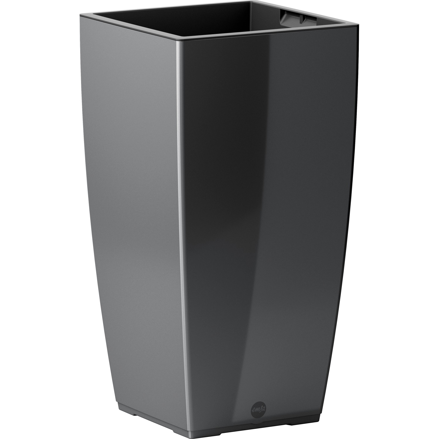 Emsa Sloupový květináč Casa Brilliant žula 30 cm x 30 cm Emsa Sloupový květináč Casa Brilliant žula 30 cm x 30 cm