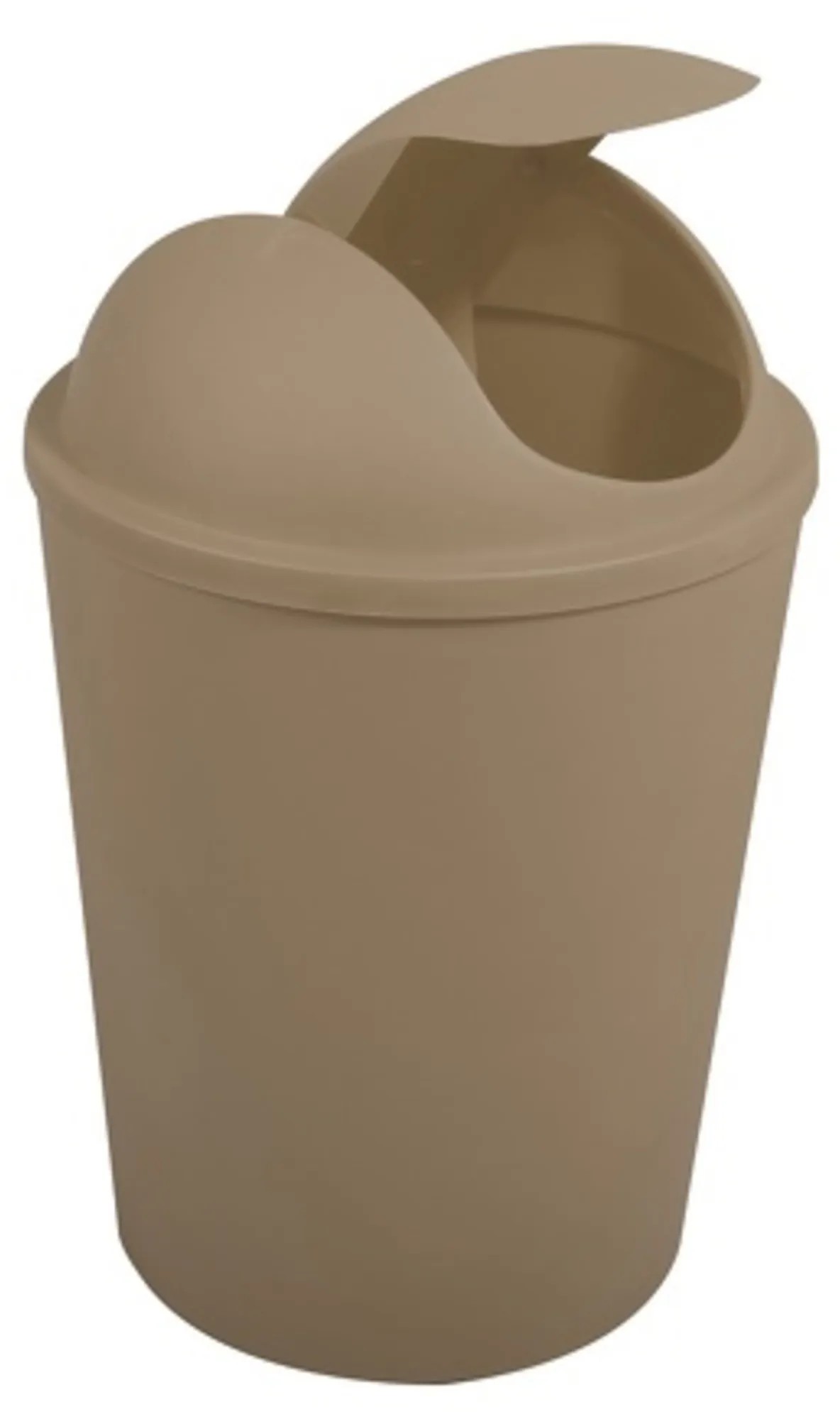 MSV Odpadkový koš s výklopným víkem Ako, šedohnědá, 5,5 l MSV Odpadkový koš s výklopným víkem Ako, šedohnědá, 5,5 l