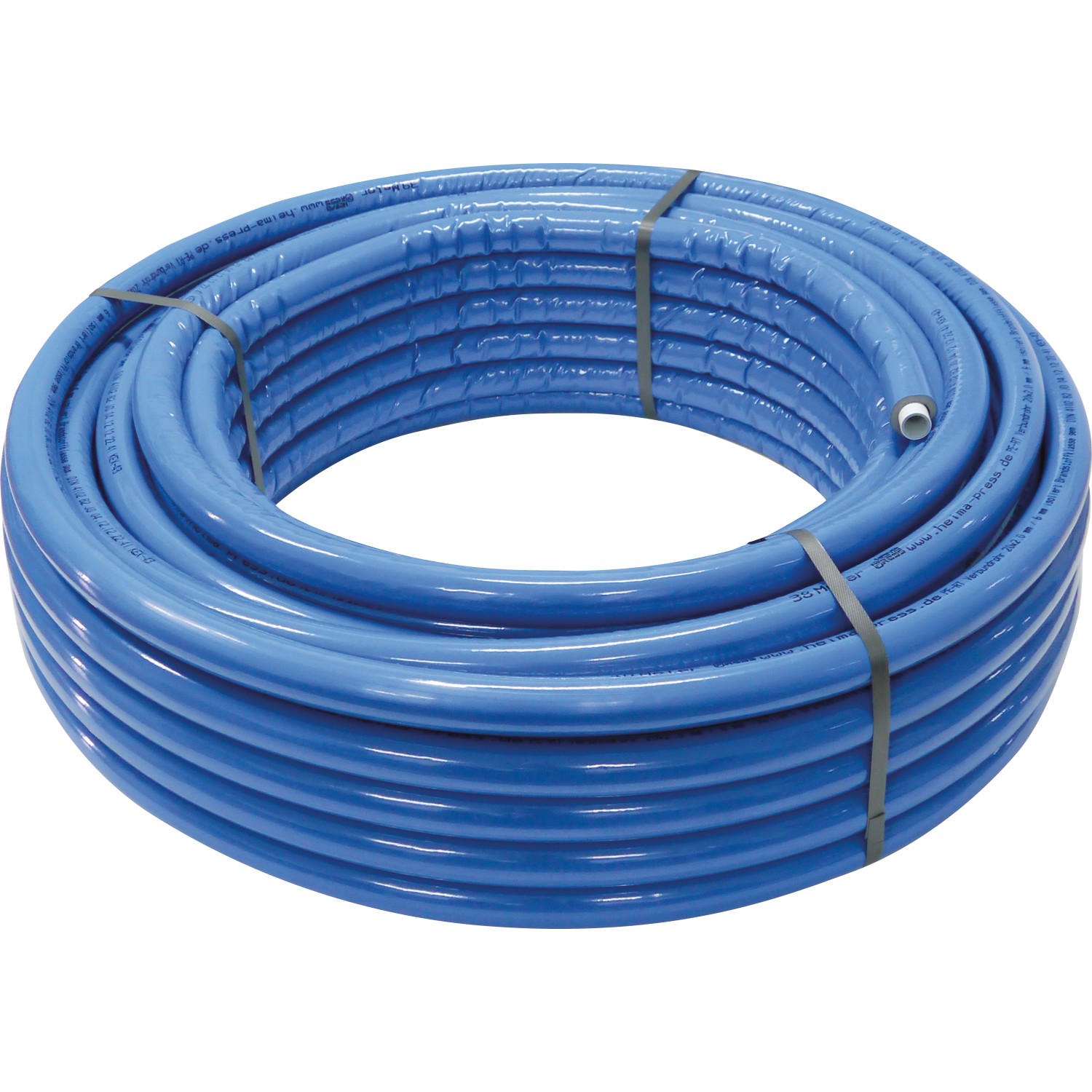 Pipetec Izolovaná vícevrstvá komp. trubka DVGW, modrá, pr. 26 x 3 mm, role 25 m Pipetec Izolovaná vícevrstvá komp. trubka DVGW, modrá, pr. 26 x 3 mm, role 25 m