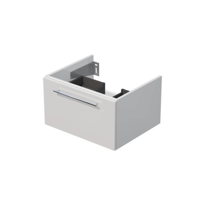 INTEDOOR Koupelnová skříň pod desku BEE, úchyt chrom, š. 60 cm, bílá lesk INTEDOOR Koupelnová skříň pod desku BEE, úchyt chrom, š. 60 cm, bílá lesk