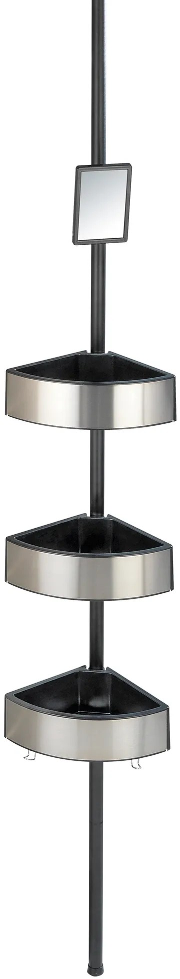 Wenko Teleskopický regál do sprchového koutu Premium Big Black Wenko Teleskopický regál do sprchového koutu Premium Big Black