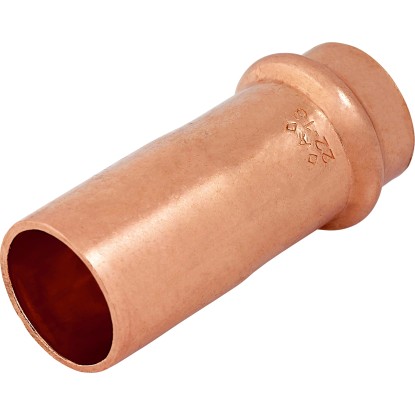 Lisovací redukční vsuvka měděná, pr. 22 mm x 18 mm, 1 ks Lisovací redukční vsuvka měděná, pr. 22 mm x 18 mm, 1 ks