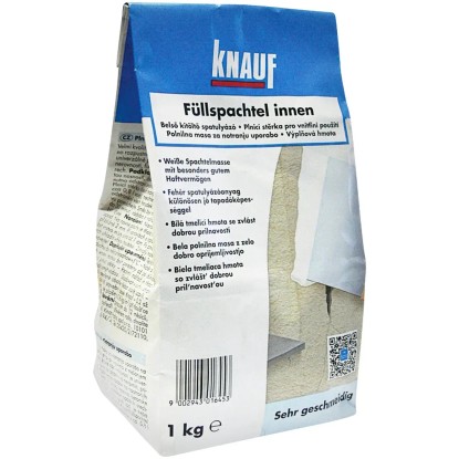 Knauf Sádrová výplňová hmota 1 kg Knauf Sádrová výplňová hmota 1 kg