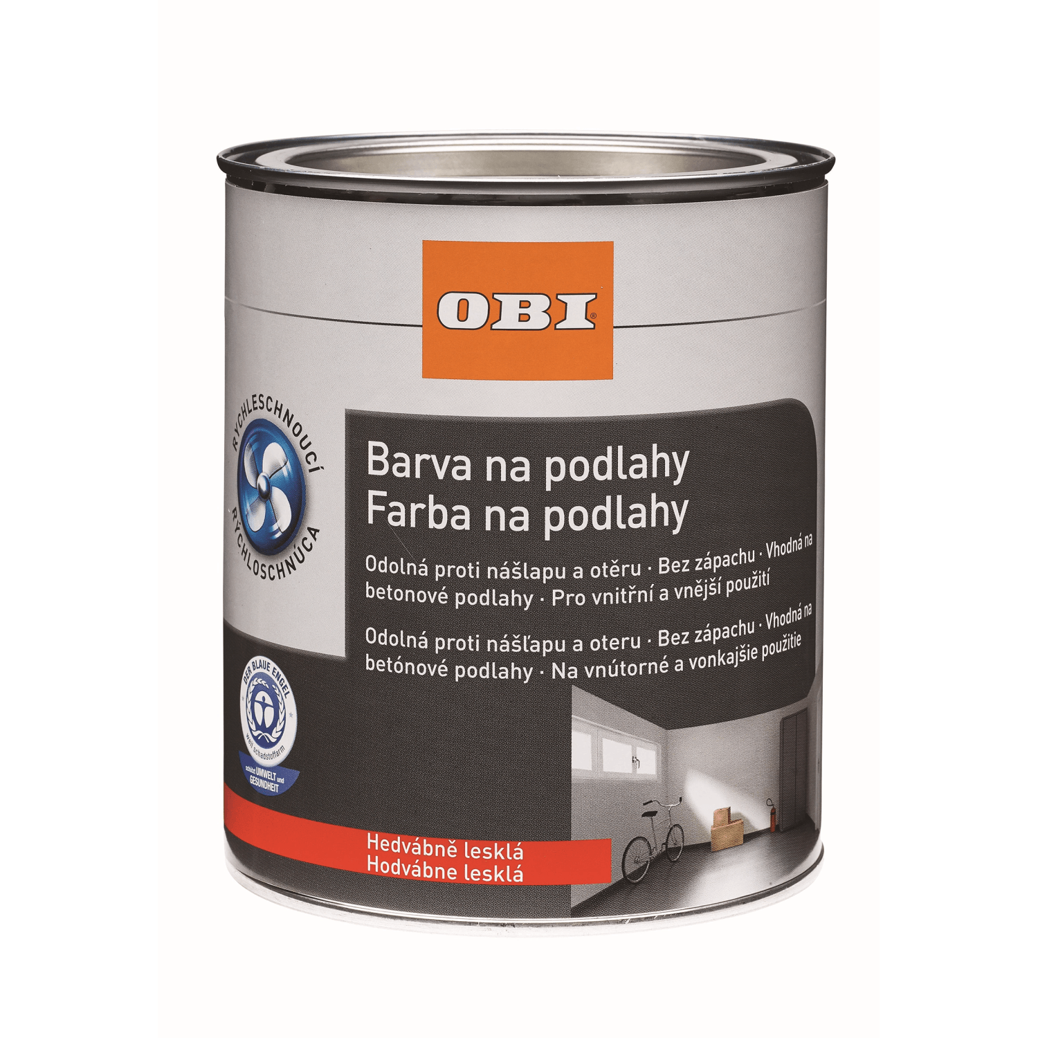 OBI Barva na podlahy kamenná šedá 750 ml OBI Barva na podlahy kamenná šedá 750 ml