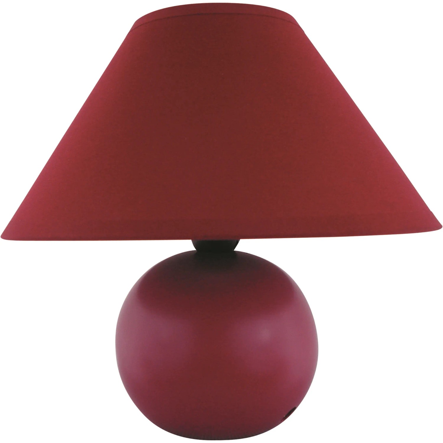 Rabalux Stolní lampa Ariel, matná bordó, pr. 20 x 19 cm Rabalux Stolní lampa Ariel, matná bordó, pr. 20 x 19 cm