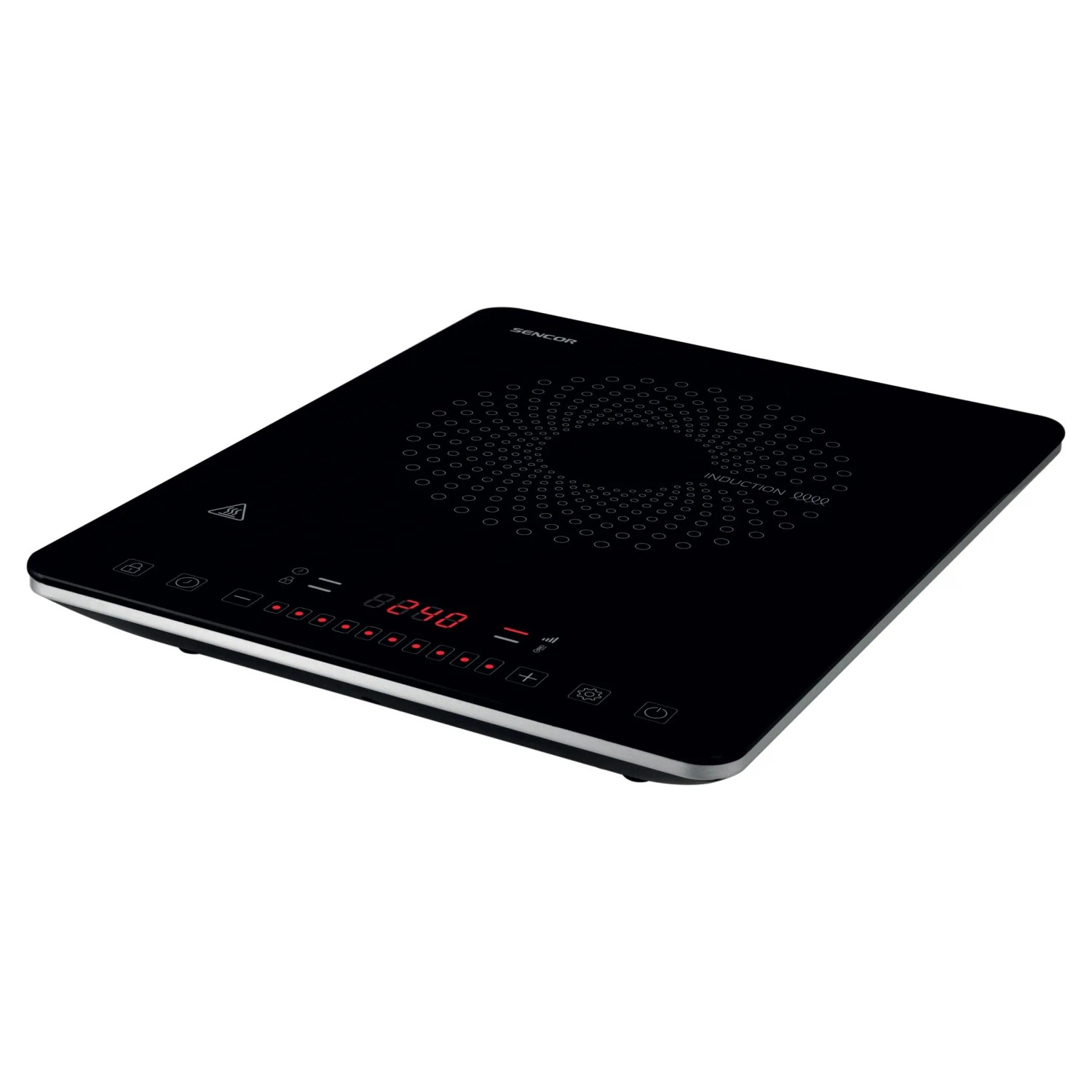Sencor Jednoplotýnkový indukční vařič UltraFlat SCP 3701BK Sencor Jednoplotýnkový indukční vařič UltraFlat SCP 3701BK