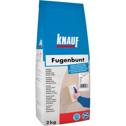 Knauf Fugenbunt Jasmine spárovací hmota, 2 kg balení. Flexibilní, stálobarevná spárovací hmota na dlaždice. Knauf Fugenbunt Jasmine spárovací hmota, 2 kg balení. Flexibilní, stálobarevná spárovací hmota na dlaždice.