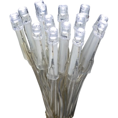 OBI LED světelný řetěz 140 LED studená bílá barva světla transparentní kabel OBI LED světelný řetěz 140 LED studená bílá barva světla transparentní kabel