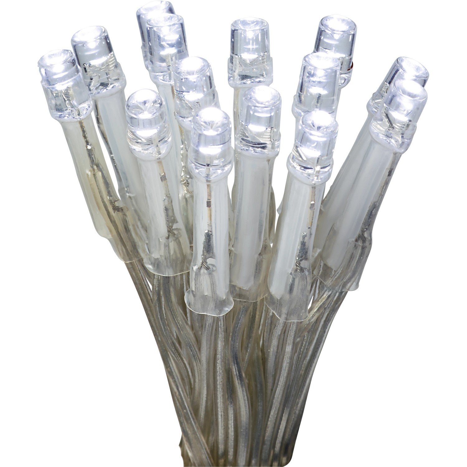 OBI LED světelný řetěz 140 LED studená bílá barva světla transparentní kabel OBI LED světelný řetěz 140 LED studená bílá barva světla transparentní kabel