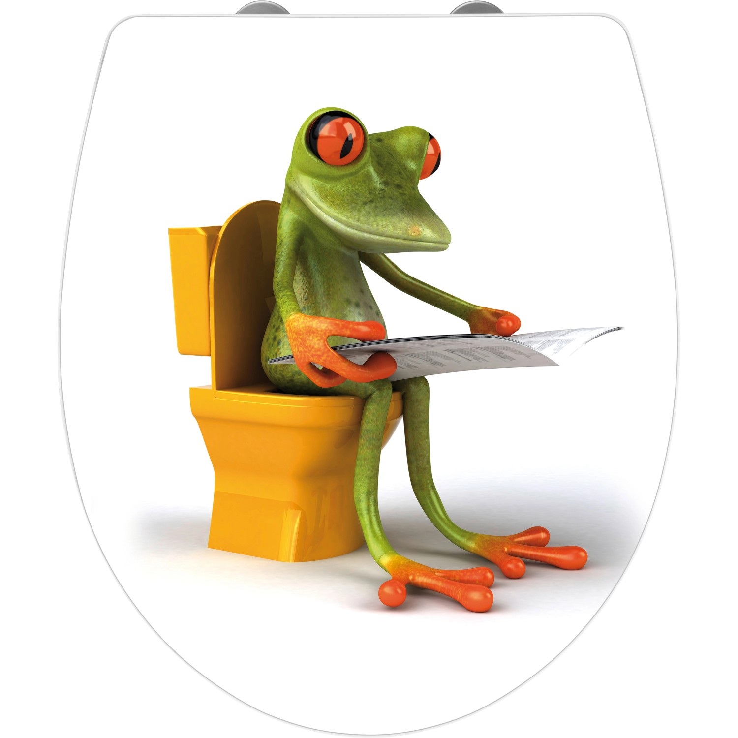Wenko WC sedátko Frog News duroplast s automatickým sklápěním Wenko WC sedátko Frog News duroplast s automatickým sklápěním