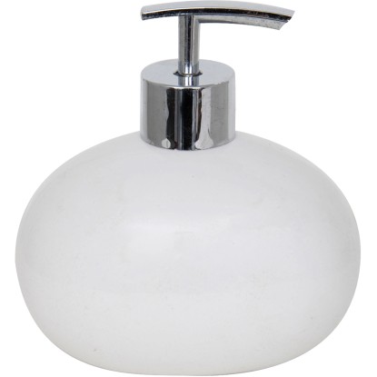 Dávkovač mýdla Java, keramický, bílý Dávkovač mýdla Java, keramický, bílý