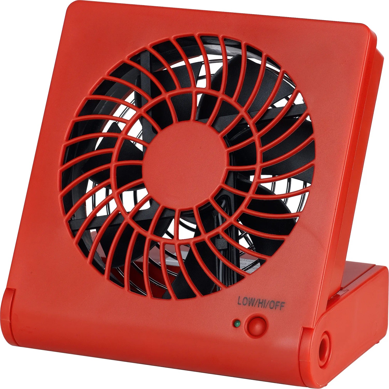 Červený USB ventilátor CMI, Ø 12 cm, se dvěma rychlostmi pro použití na cestách. Červený USB ventilátor CMI, Ø 12 cm, se dvěma rychlostmi pro použití na cestách.