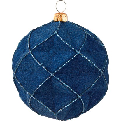 Vánoční koule, modrá, pr. 8 cm Vánoční koule, modrá, pr. 8 cm